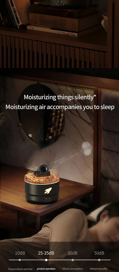 Volcanic Cannons Humidifiers Aroma Humidifier Essential Oil Diffuser Air Purifier Room Fragrance Home Office Oils Water Small