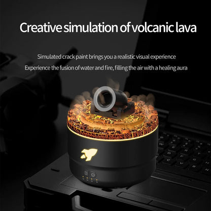 Volcanic Cannons Humidifiers Aroma Humidifier Essential Oil Diffuser Air Purifier Room Fragrance Home Office Oils Water Small